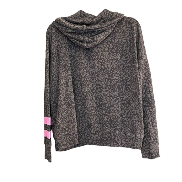 Sundry Animal Print Large Sweatpant Hoodie Pullover NEW Athleisure - Picture 4 of 5